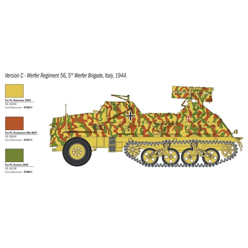 1/35 15cm PANZERWERFER 42 AUF SD.KFZ. 4/1