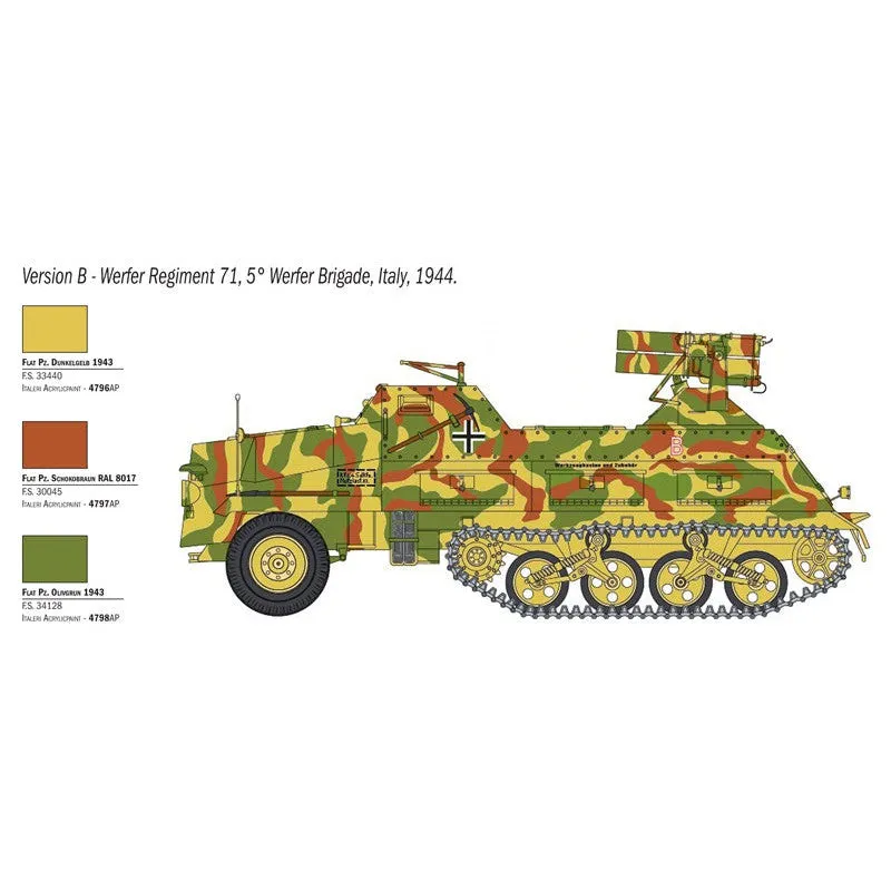 1/35 15cm PANZERWERFER 42 AUF SD.KFZ. 4/1