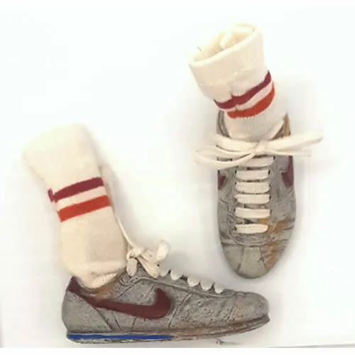 1/6 Male Custom Parts :  (Forrest Gump) outfit set Suit, Briefcase, Socks Shoes