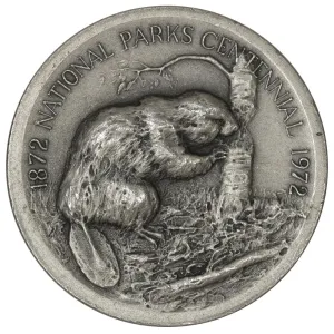 1972 .999 Silver Medallic Art Co. Voyageurs National Parks Medal - 39mm