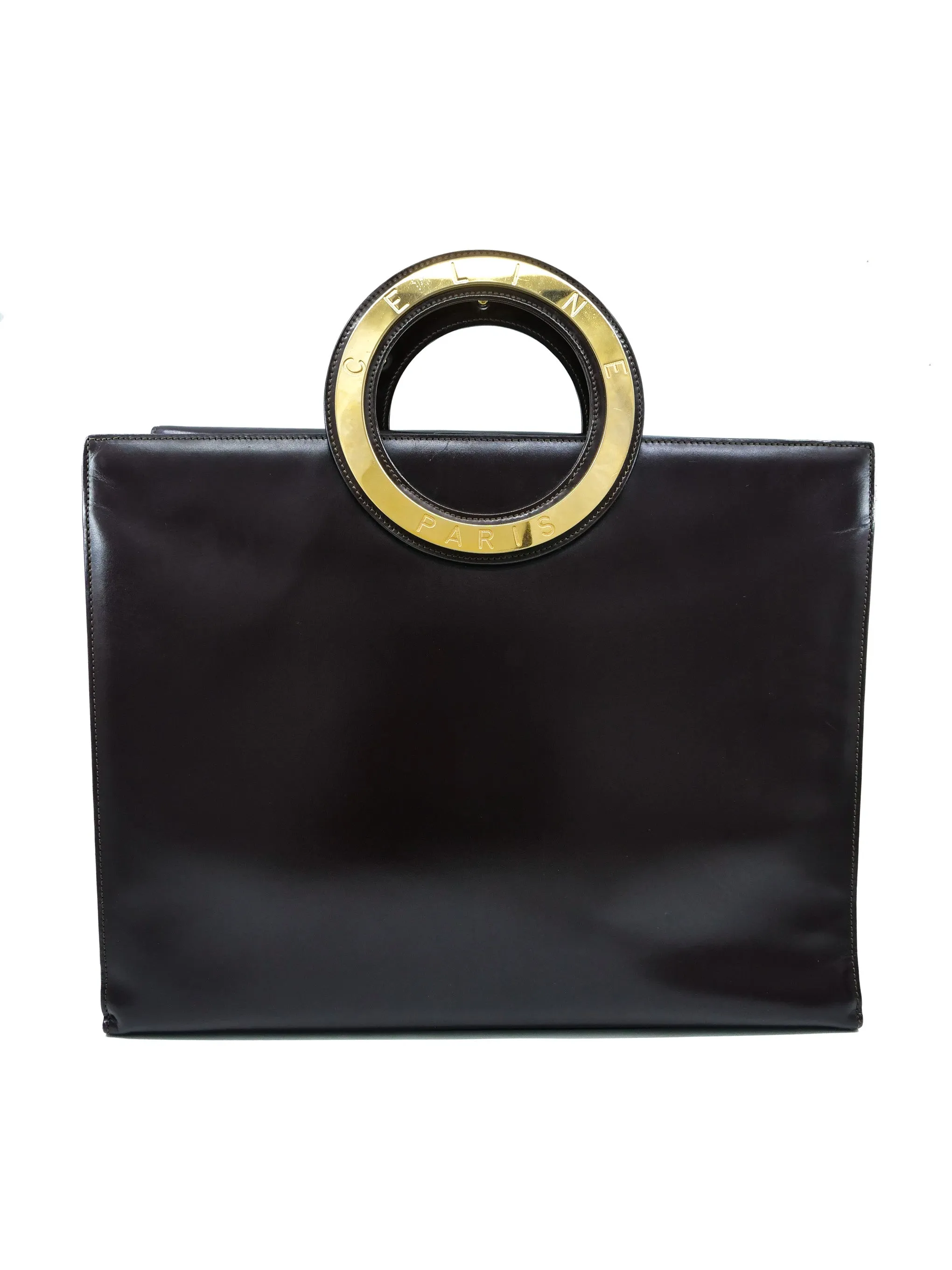 1990s Celine Ring Handle Bag