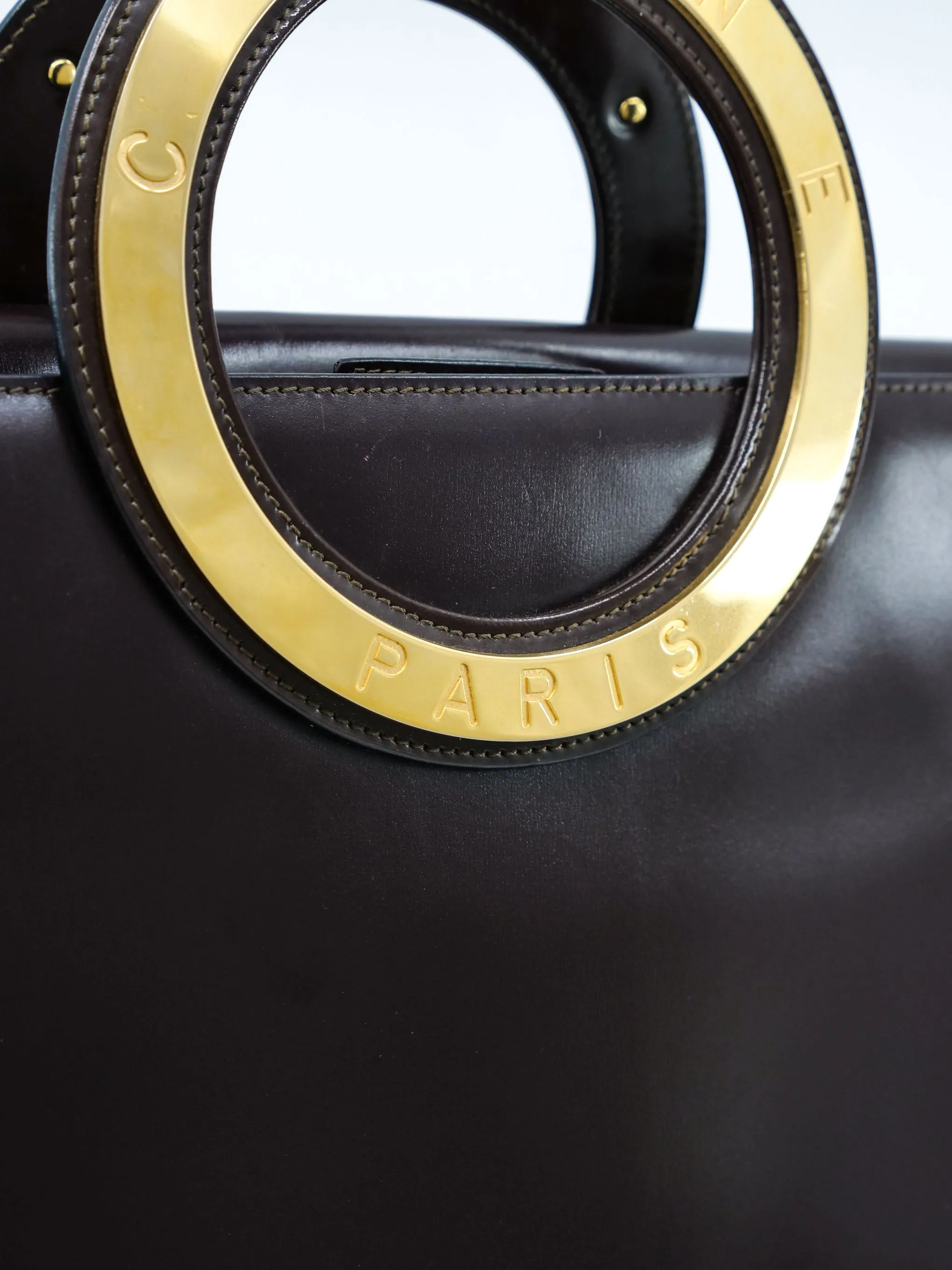 1990s Celine Ring Handle Bag
