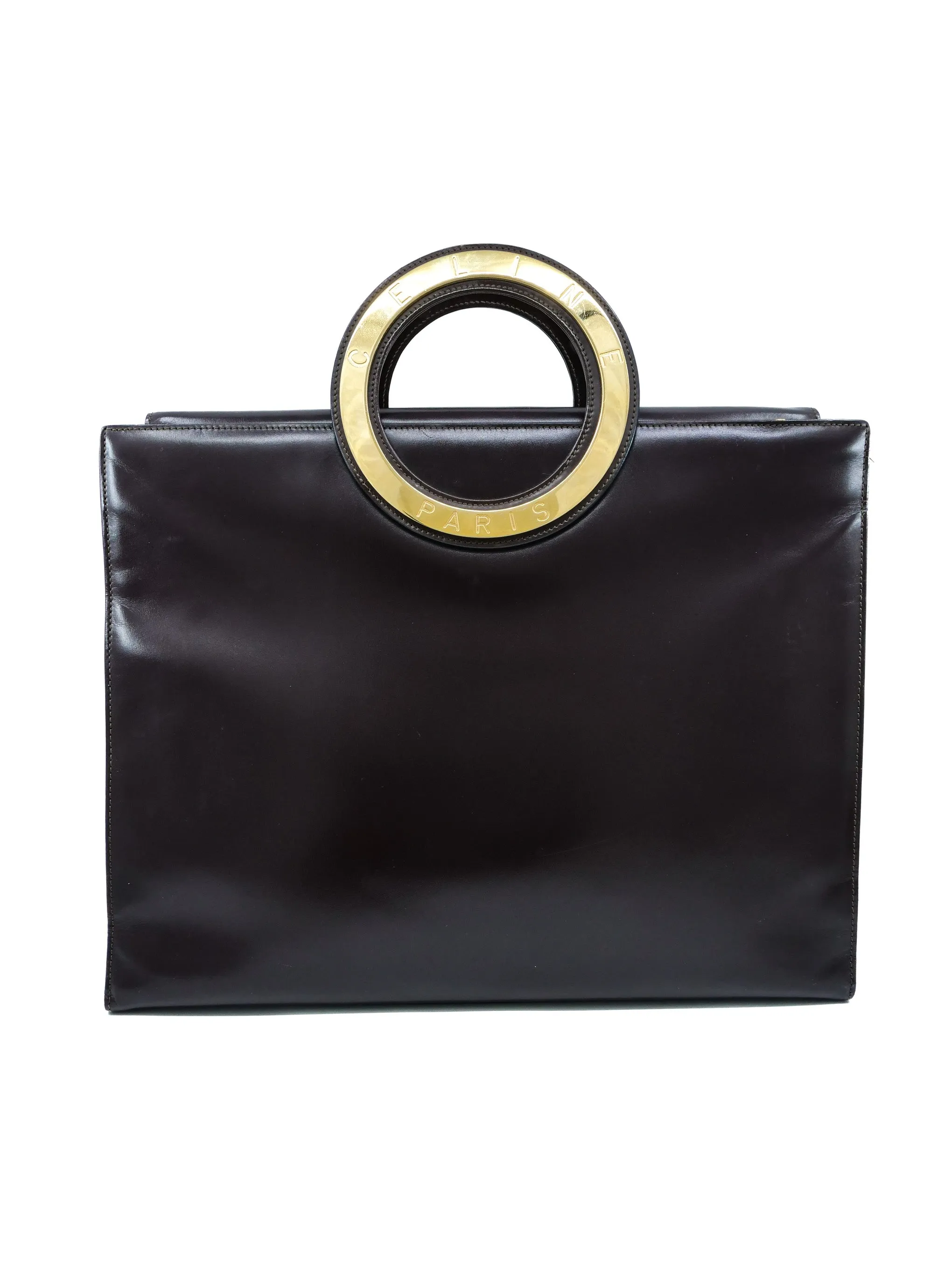 1990s Celine Ring Handle Bag
