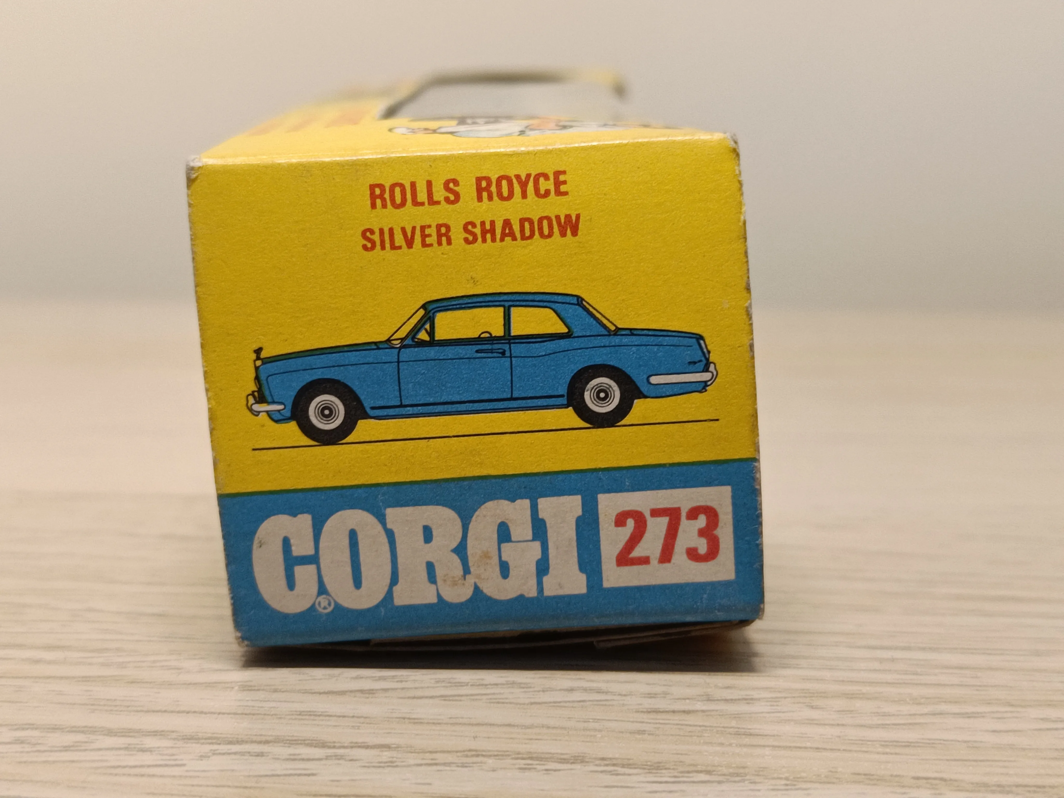 273 Rolls Royce Silver Shadow *with original box in silver / blue metallic*
