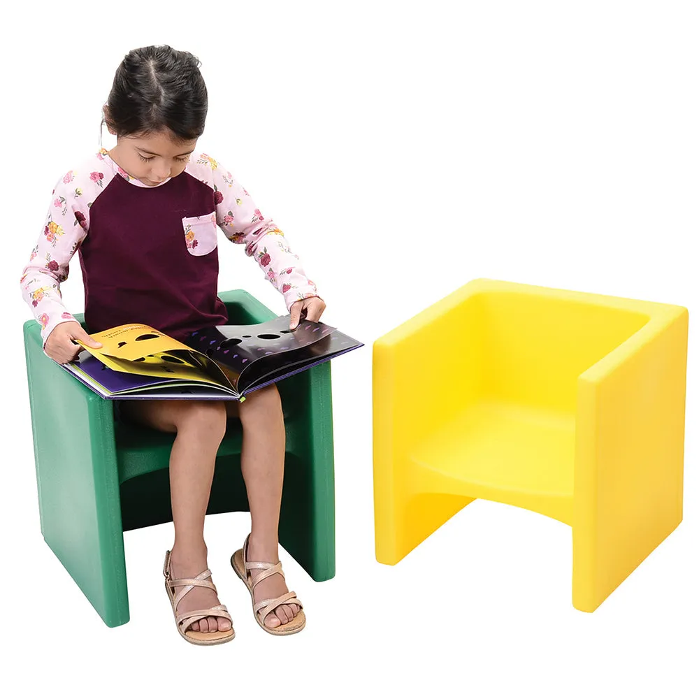 3-in-1 Cube Chairs Set | 4 Pieces