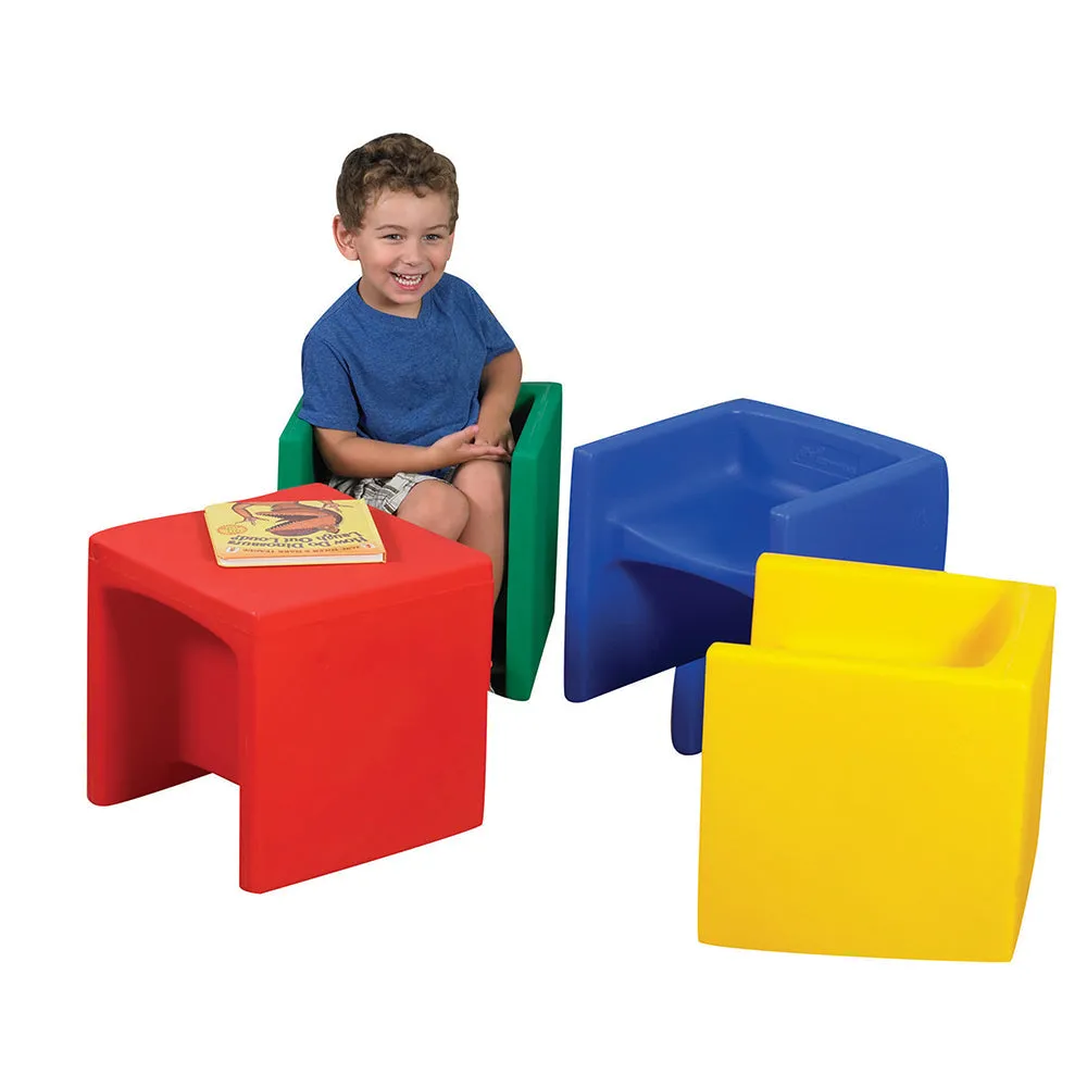 3-in-1 Cube Chairs Set | 4 Pieces