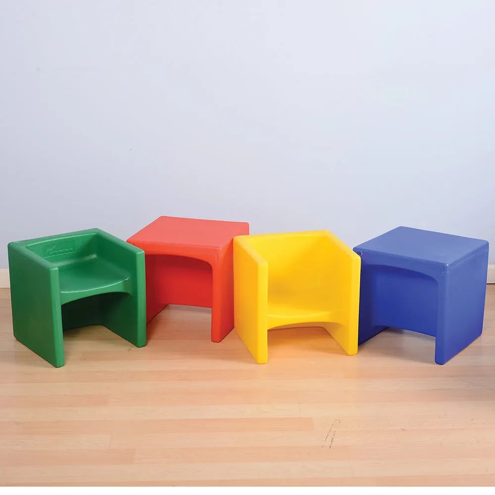 3-in-1 Cube Chairs Set | 4 Pieces