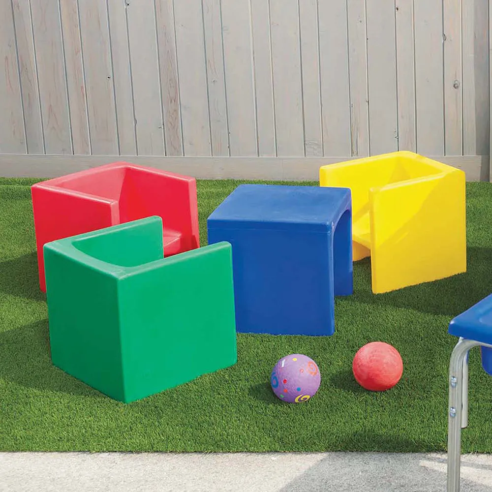 3-in-1 Cube Chairs Set | 4 Pieces