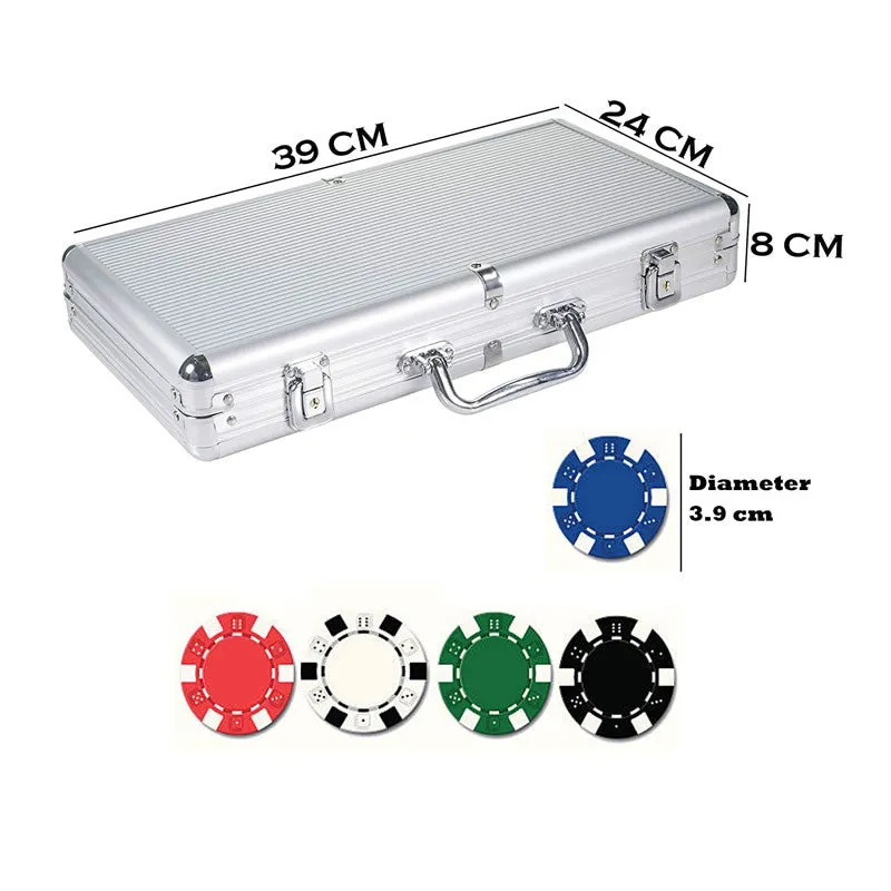 300-Piece Poker Chip Briefcase Set -Pkrc-200P