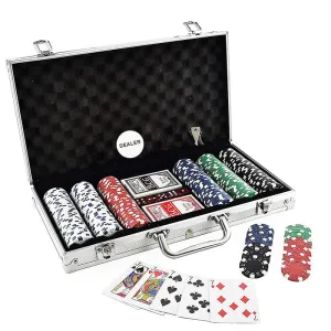 300-Piece Poker Chip Briefcase Set -Pkrc-200P