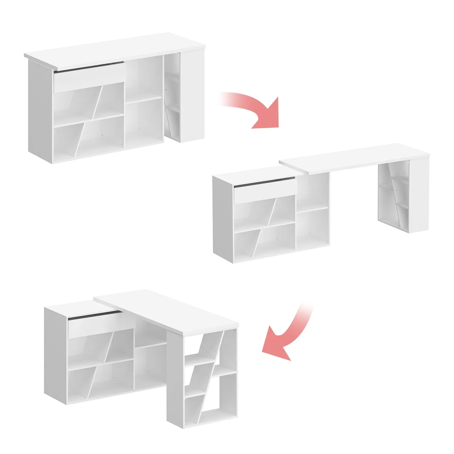 55.1 "Multi-functional Home Desk