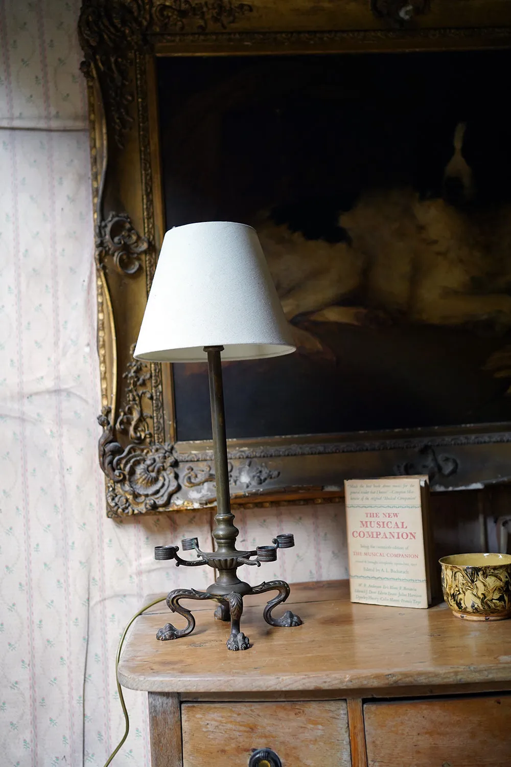 A 19thC Bronze Table Lamp by Osler c.1835