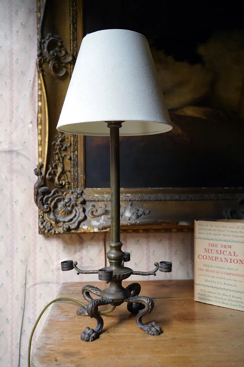 A 19thC Bronze Table Lamp by Osler c.1835