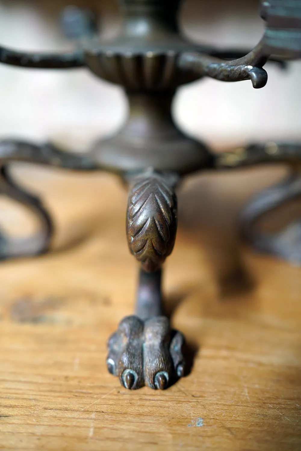A 19thC Bronze Table Lamp by Osler c.1835