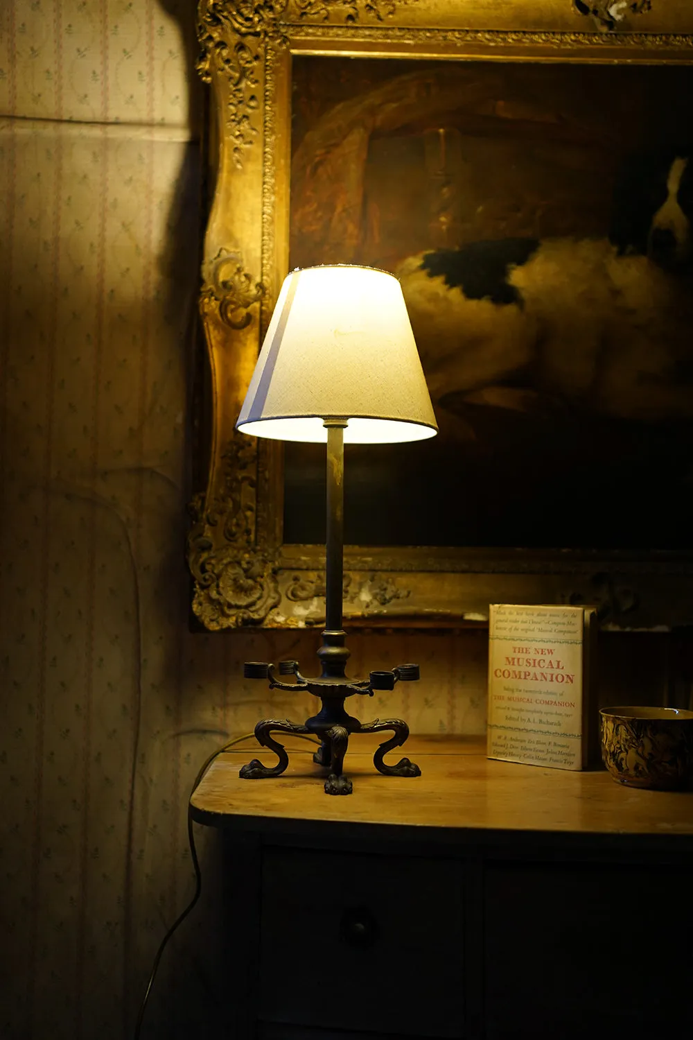 A 19thC Bronze Table Lamp by Osler c.1835