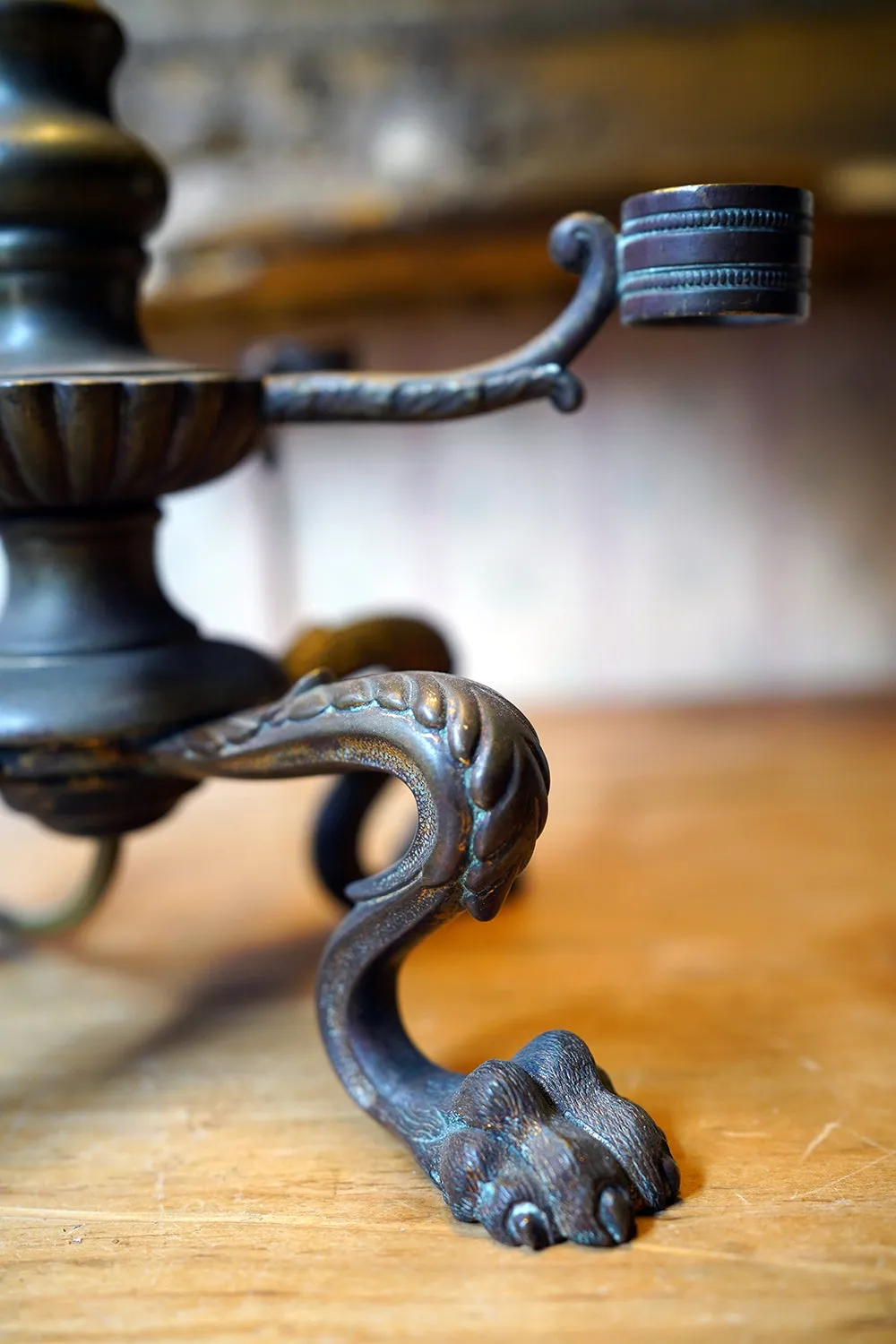 A 19thC Bronze Table Lamp by Osler c.1835