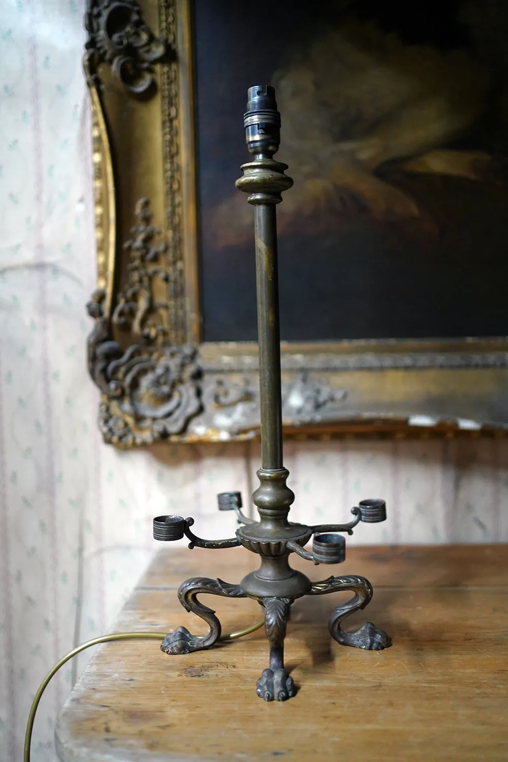 A 19thC Bronze Table Lamp by Osler c.1835