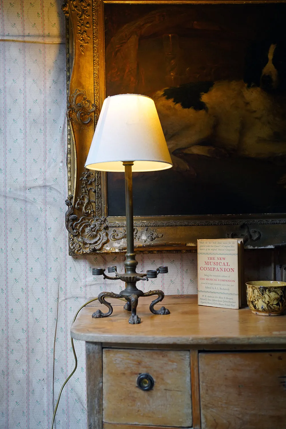 A 19thC Bronze Table Lamp by Osler c.1835