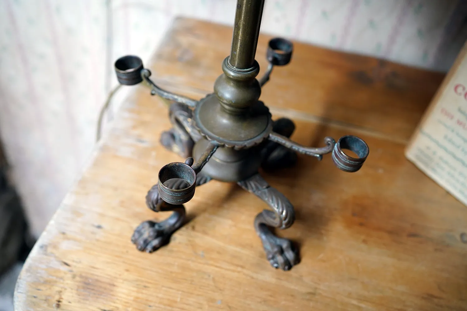 A 19thC Bronze Table Lamp by Osler c.1835