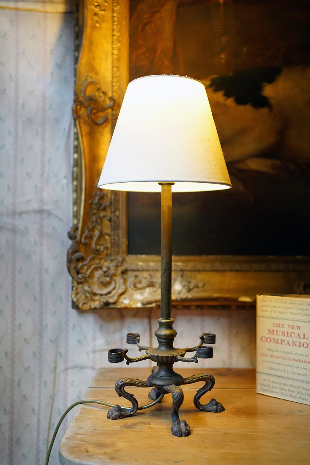 A 19thC Bronze Table Lamp by Osler c.1835