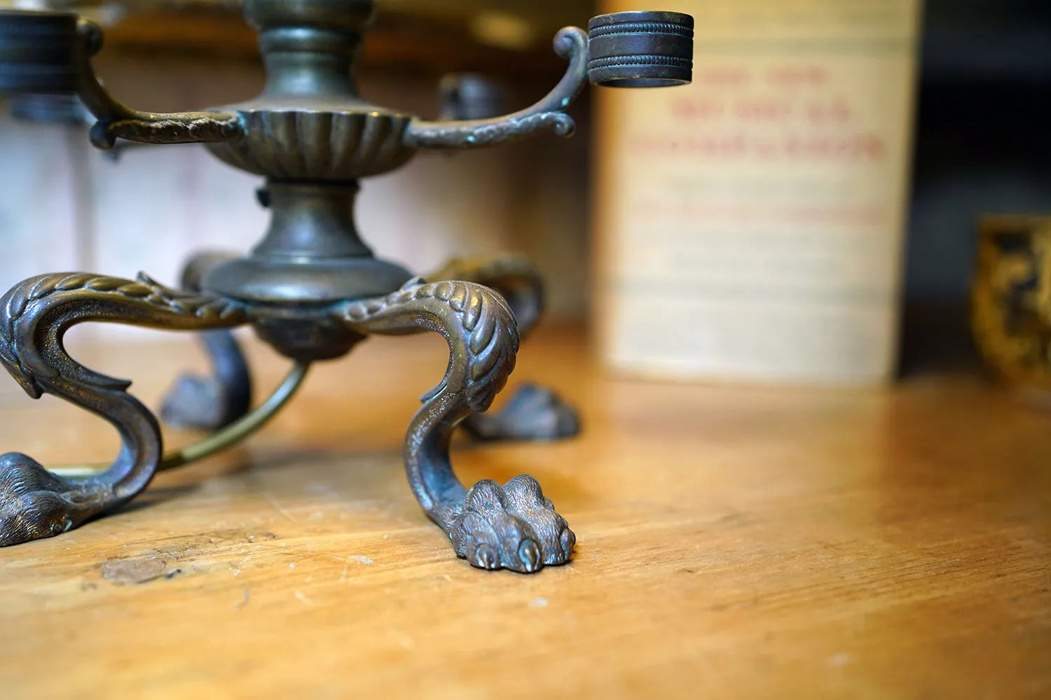 A 19thC Bronze Table Lamp by Osler c.1835