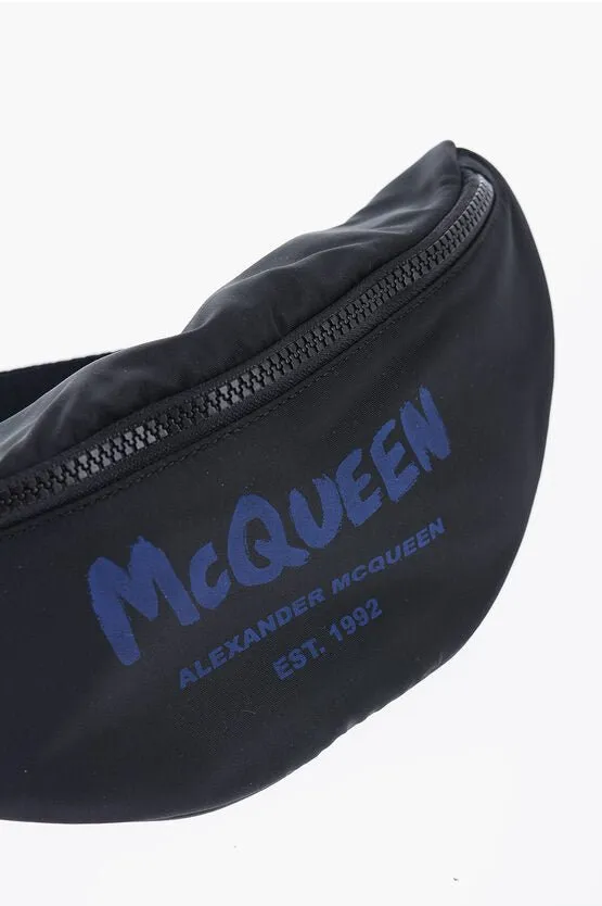 Alexander McQueen Logoed Belt Bag with Buckle Closure