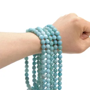 Amazonite 10mm Faceted Rounds