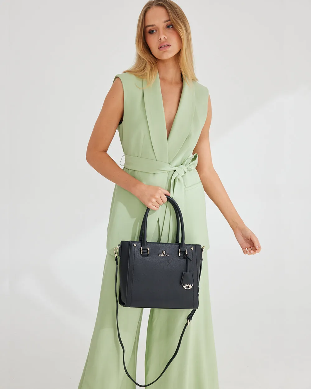 Angie Medium 3 Compartment Satchel Bag