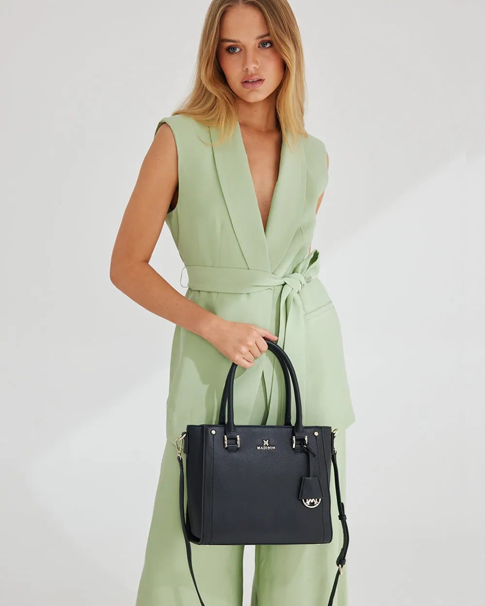 Angie Medium 3 Compartment Satchel Bag