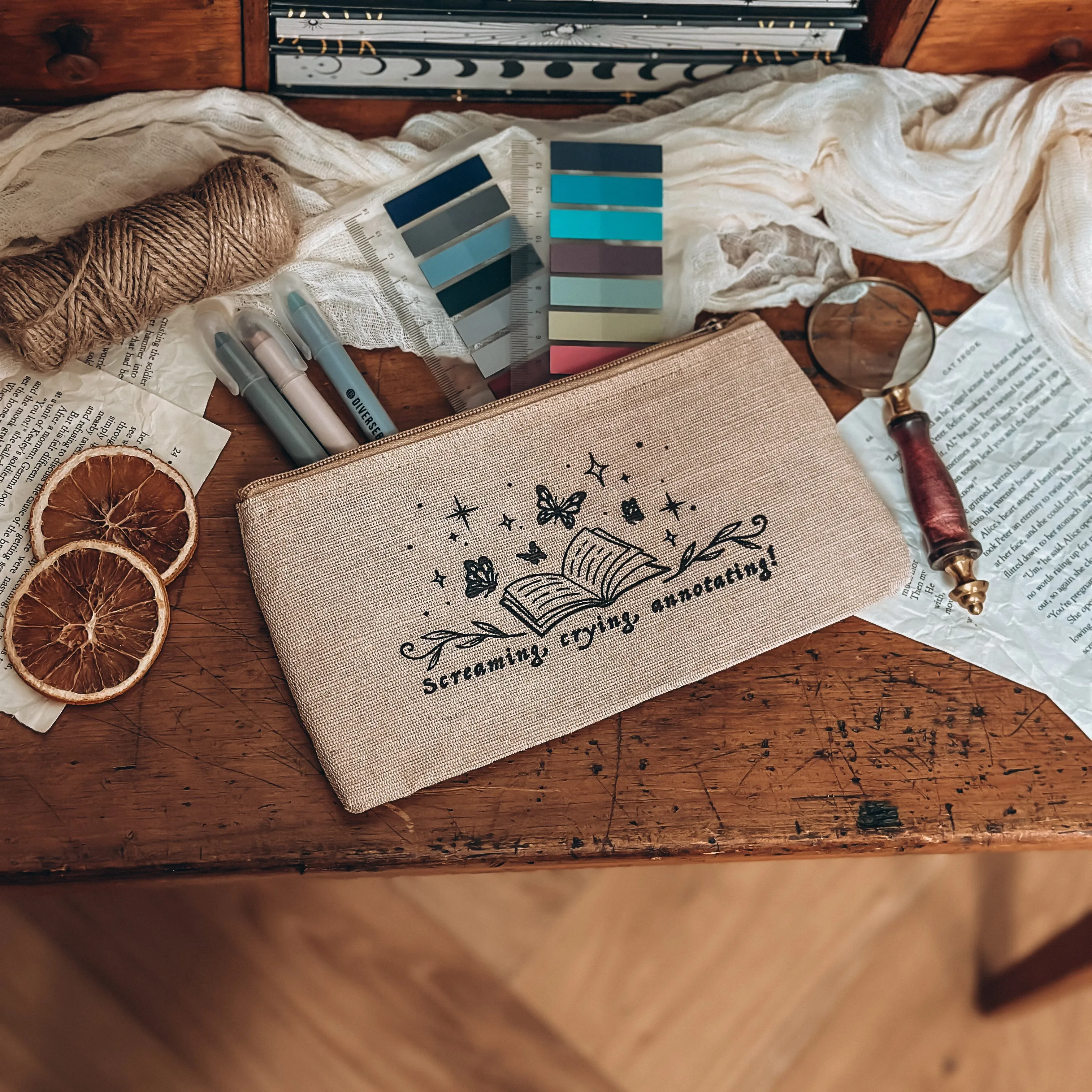 Annotating Zipper Pouch