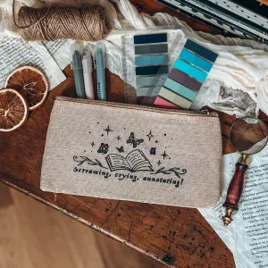 Annotating Zipper Pouch
