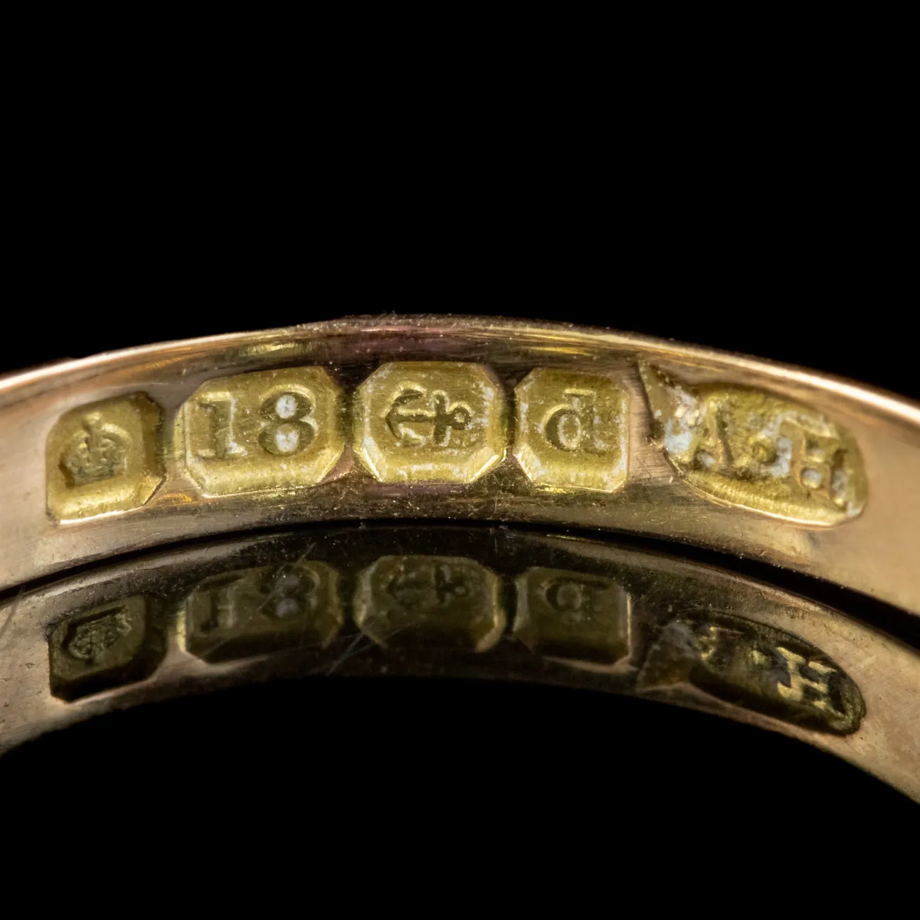 Antique Edwardian Suffragette Ring Amethyst Peridot Diamond Dated 1903