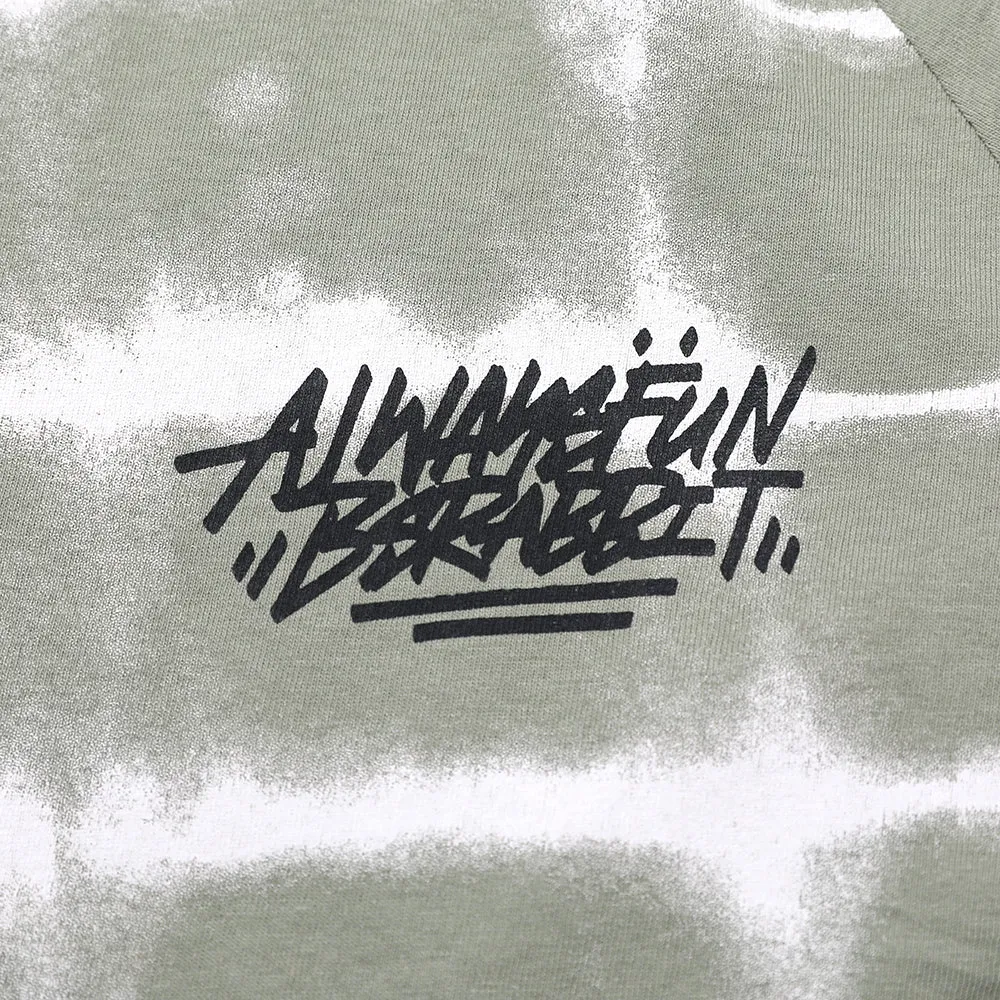 AWF LOGO TIE-DYE LONG SLEEVE KHAKI