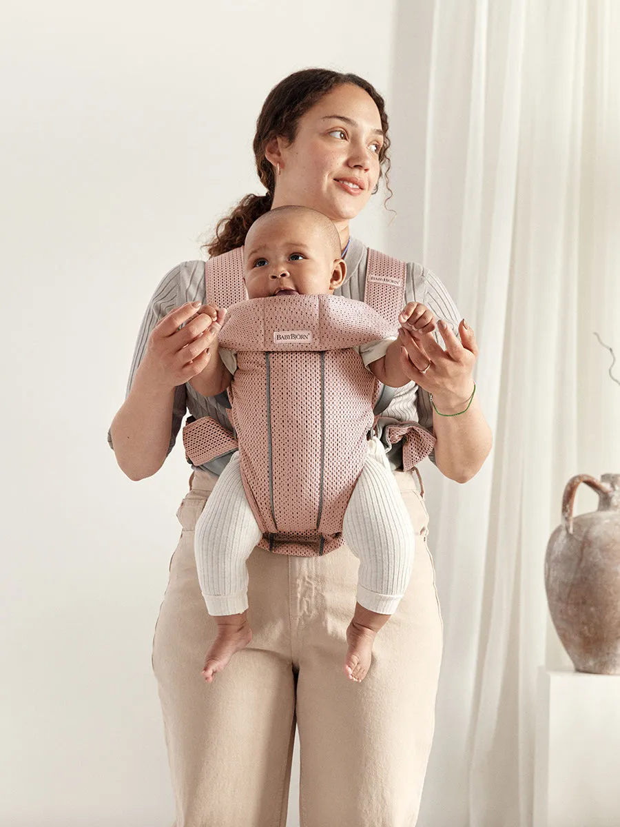 BabyBjörn Baby Carrier Mini 3D Mesh, Dusty Pink