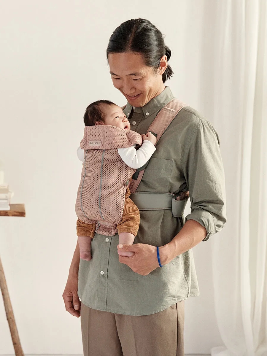 BabyBjörn Baby Carrier Mini 3D Mesh, Dusty Pink