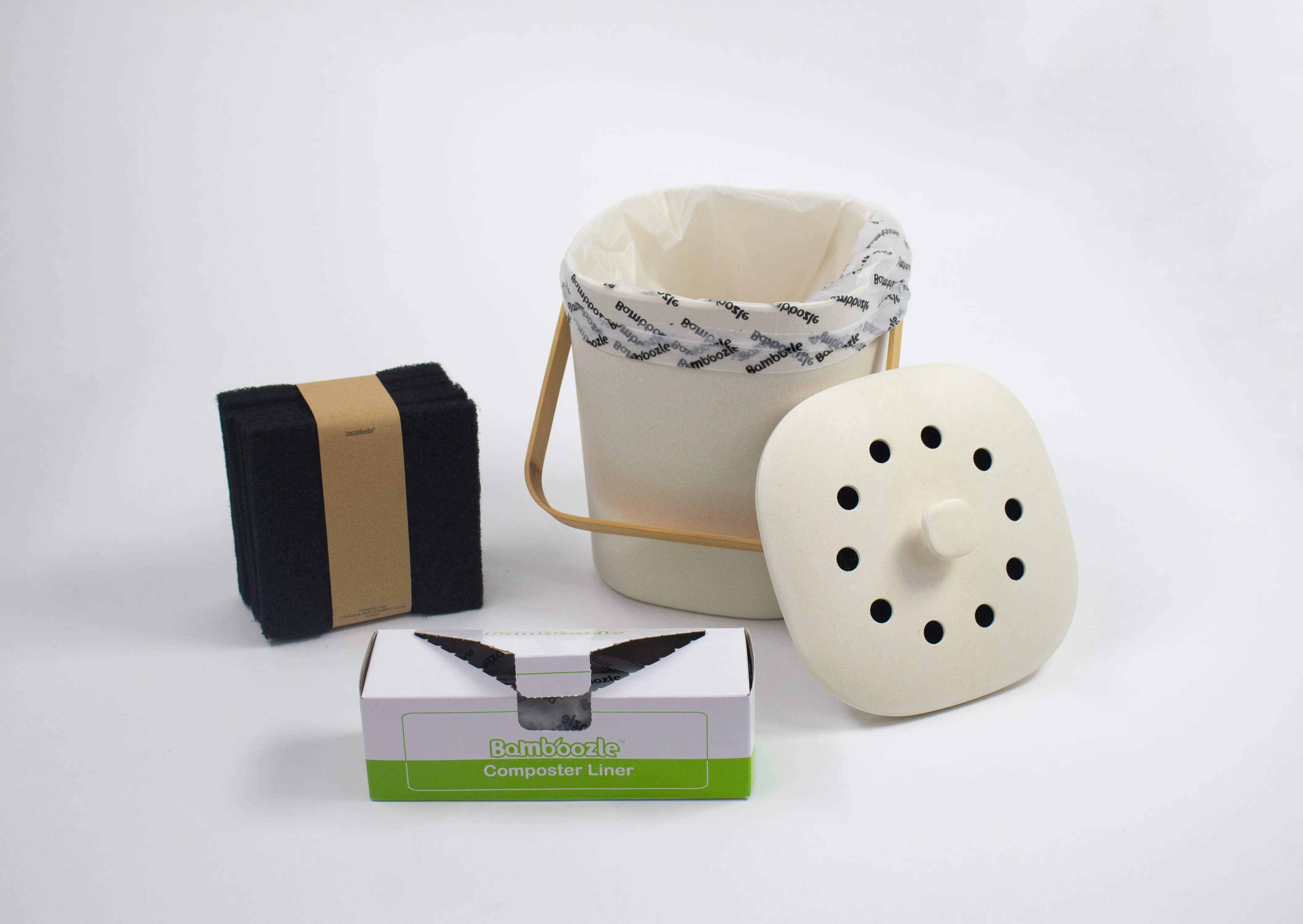 Bamboozle Bamboo Composter 50 Bin Liners