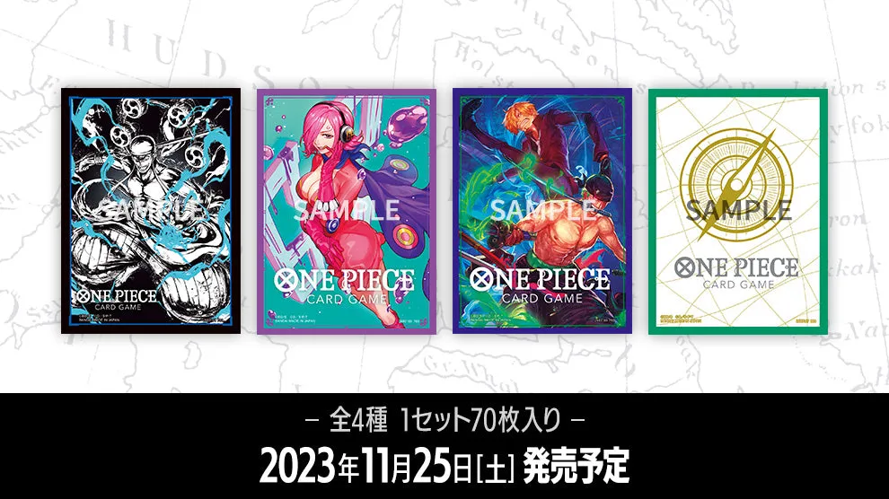 BANDAI ONE PIECE CARD GAME OFFICIAL CARD SLEEVES 5 - ZORO & SANJI