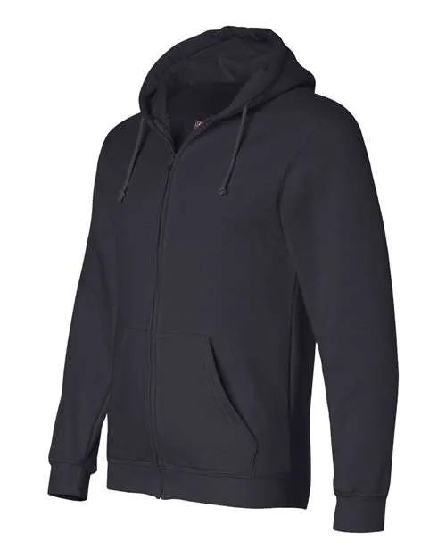 Bayside Men's USA-Made Full-Zip Hooded Sweatshirt