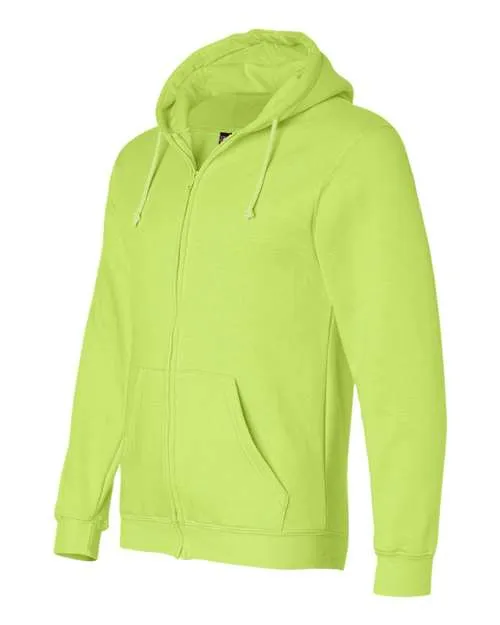Bayside Men's USA-Made Full-Zip Hooded Sweatshirt