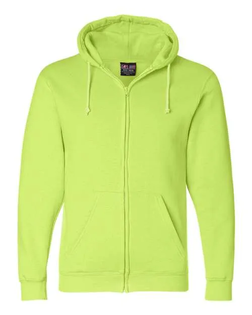 Bayside Men's USA-Made Full-Zip Hooded Sweatshirt