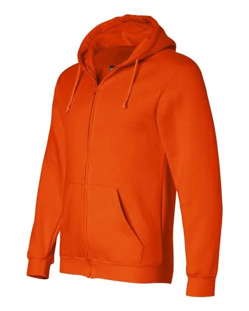 Bayside Men's USA-Made Full-Zip Hooded Sweatshirt
