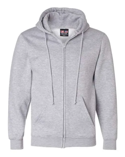 Bayside Men's USA-Made Full-Zip Hooded Sweatshirt