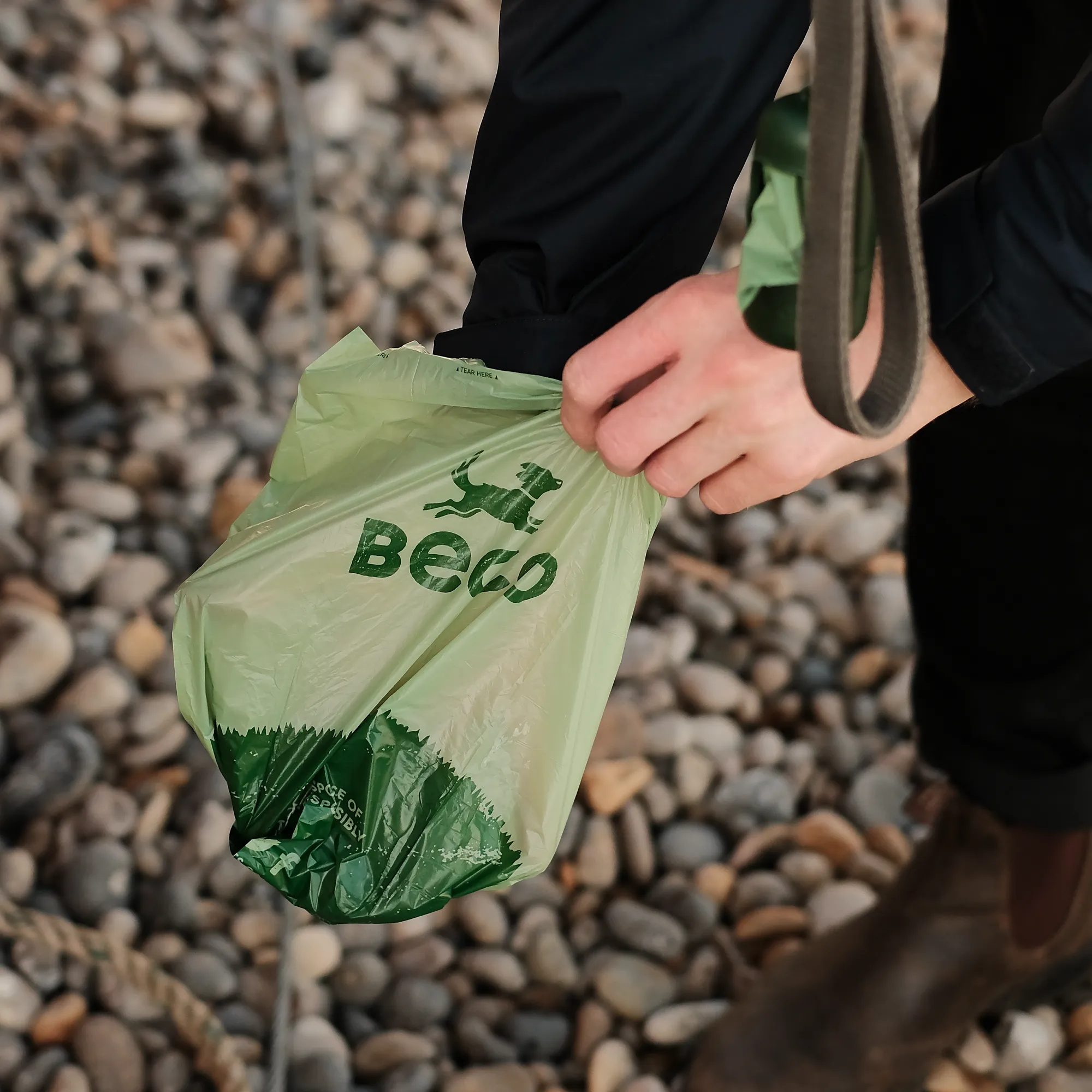 Beco Poop Bag, Mint Scented | Big, Strong, Leak-Proof