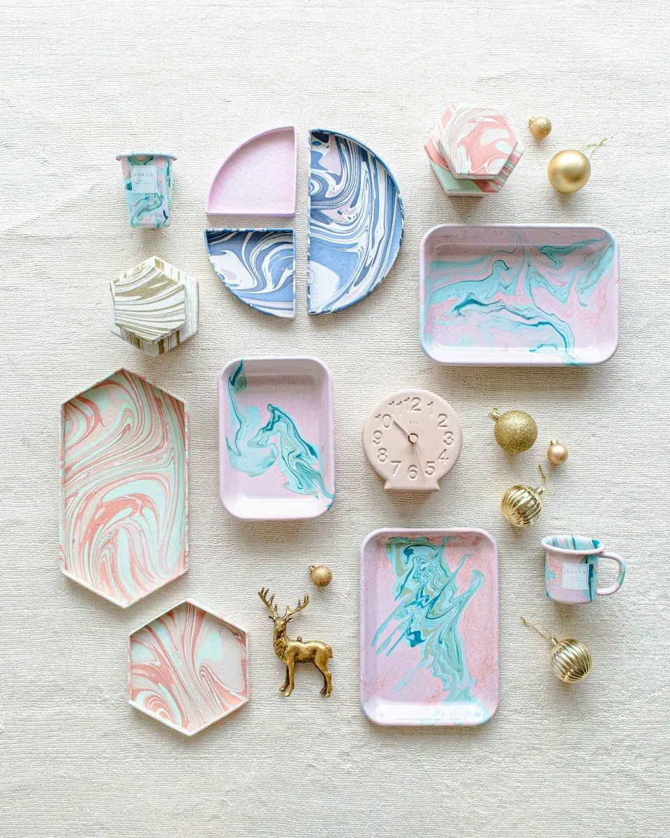 Bento Tray Pink Lavender