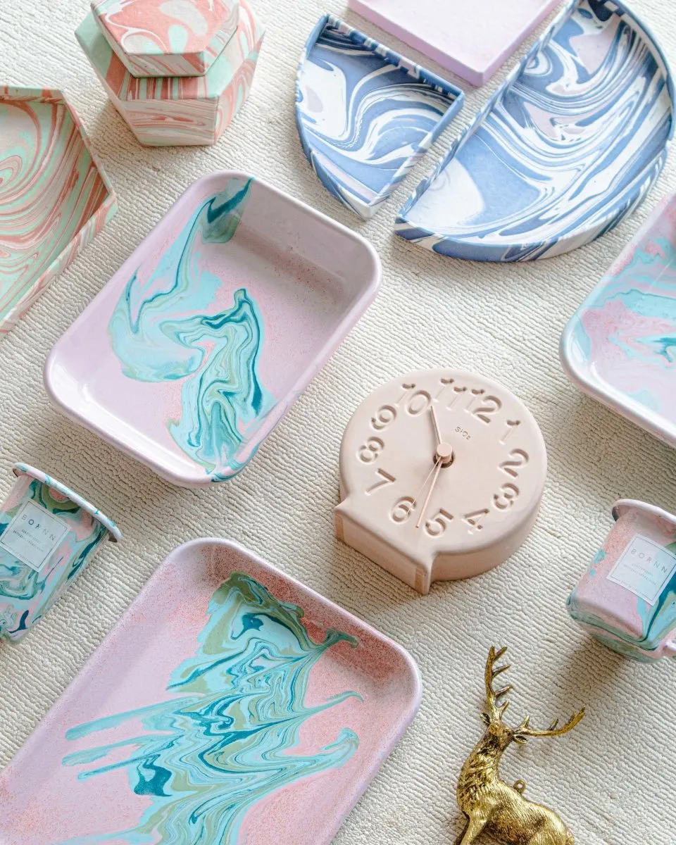 Bento Tray Pink Lavender
