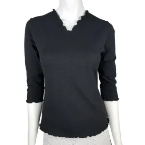 Black Coldess Surreal Textured Top