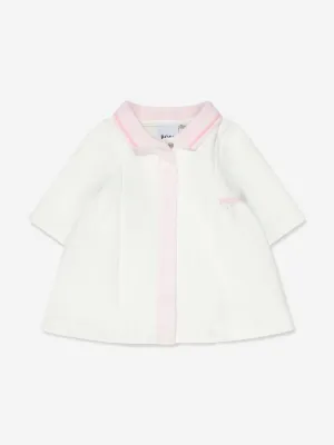 BOSS Baby Girls Polo Dress in Ivory