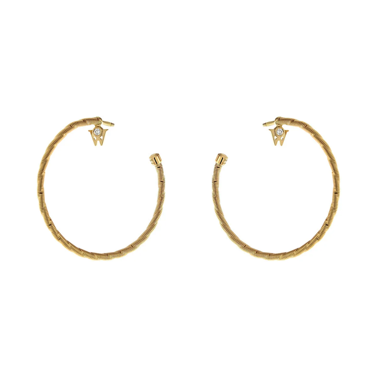 Brilliance of the Sun Hoop Earrings
