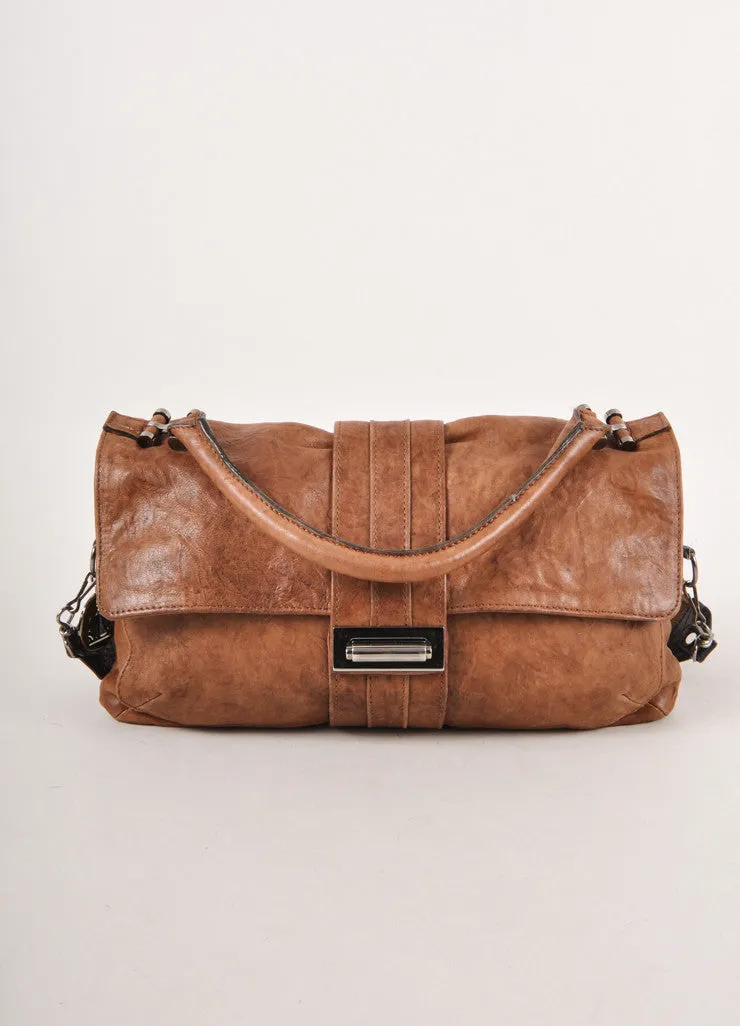 Brown Leather Crossbody Bag
