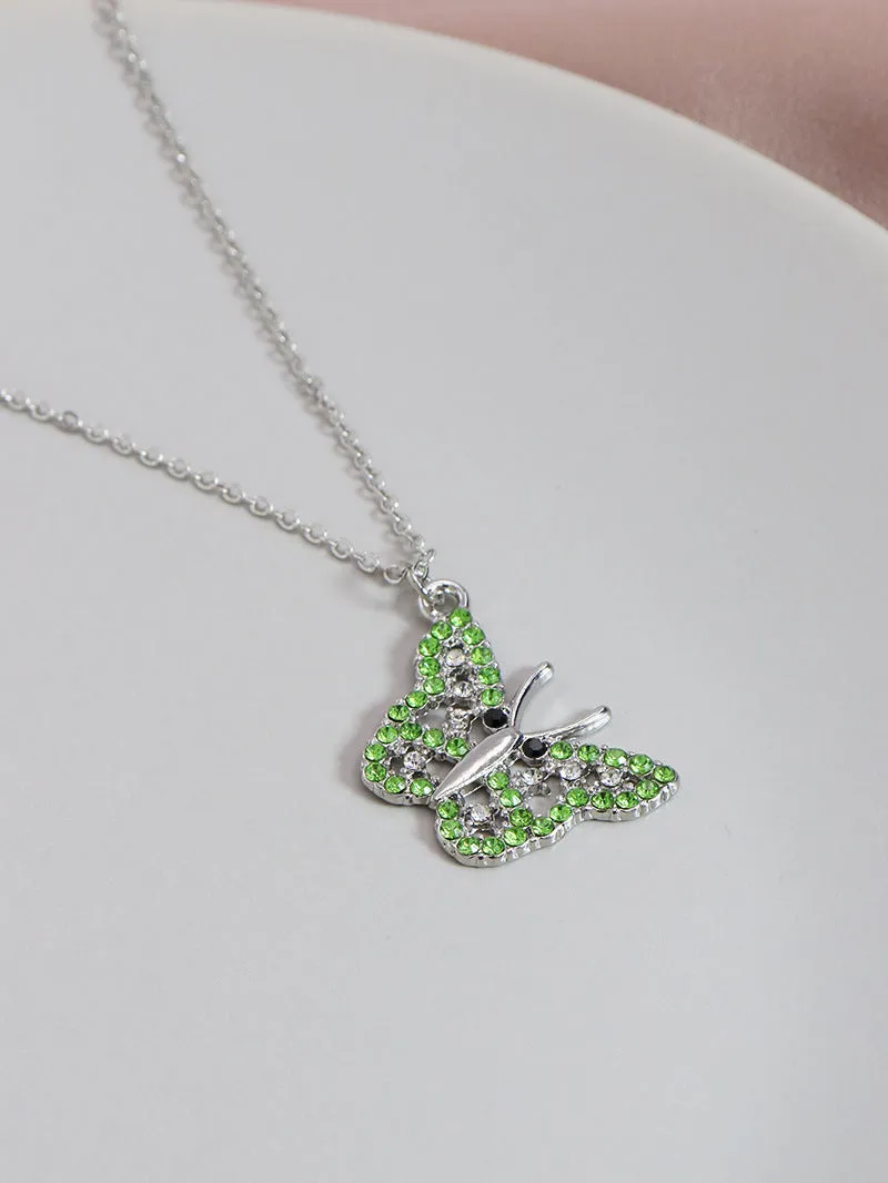 Butterfly Charm Necklace - Exquisite Jewelry from Vienna Verve